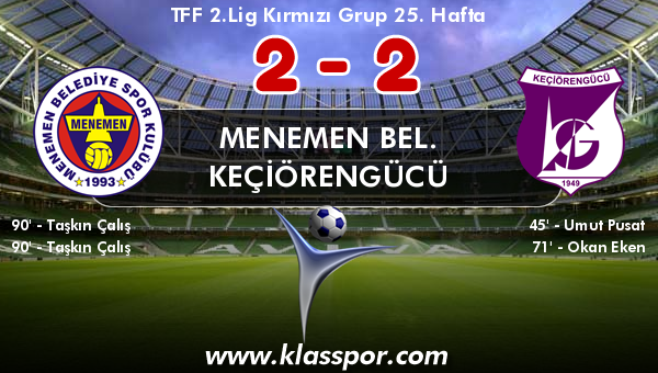 Menemen Bel. 2 - Keçiörengücü 2