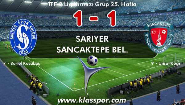 Sarıyer 1 - Sancaktepe Bel. 1