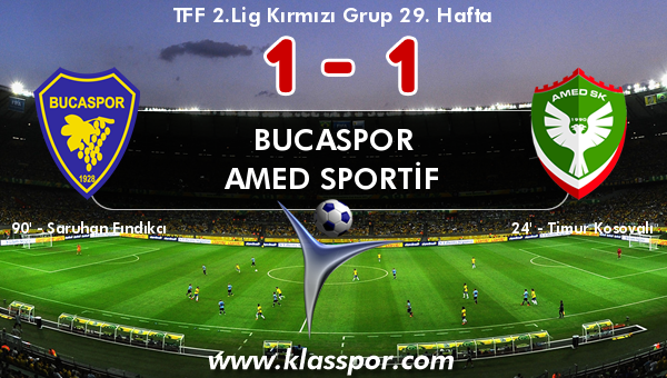 Bucaspor 1 - Amed Sportif 1