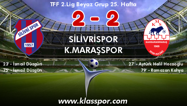 Silivrispor 2 - K.Maraşspor 2