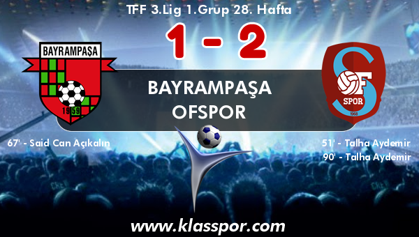 Bayrampaşa 1 - Ofspor 2