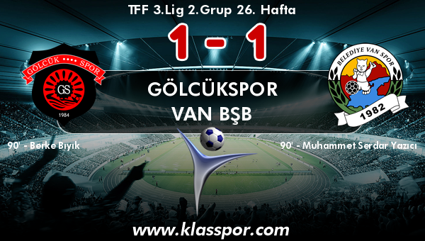 Gölcükspor 1 - Van BŞB 1