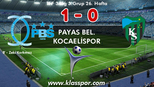 Payas Bel. 1 - Kocaelispor 0