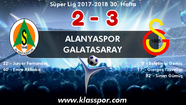 Alanyaspor 2 - Galatasaray 3