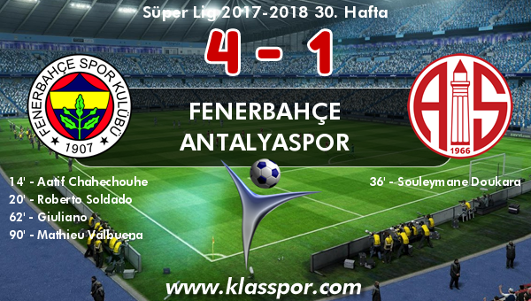 Fenerbahçe 4 - Antalyaspor 1