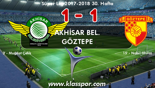 Akhisar Bel. 1 - Göztepe 1