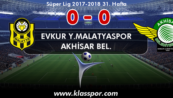 Evkur Y.Malatyaspor 0 - Akhisar Bel. 0