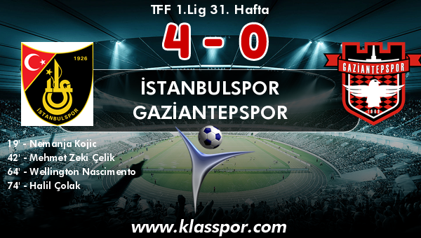 İstanbulspor 4 - Gaziantepspor 0