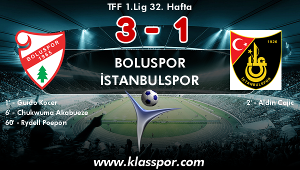 Boluspor 3 - İstanbulspor 1