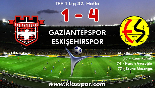 Gaziantepspor 1 - Eskişehirspor 4