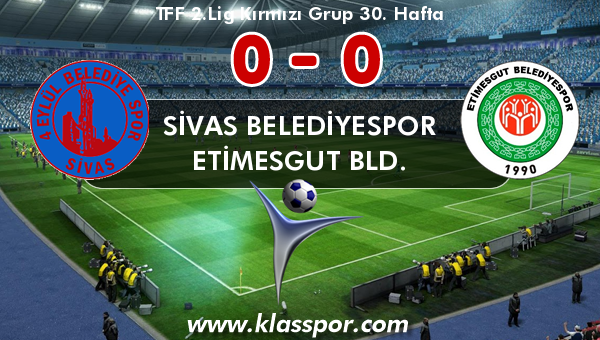 Sivas Belediyespor 0 - Etimesgut Bld. 0