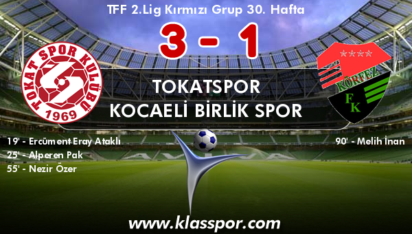 Tokatspor 3 - Kocaeli Birlik Spor 1