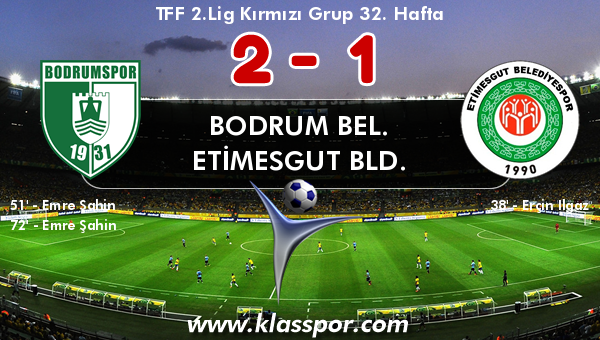 Bodrum Bel. 2 - Etimesgut Bld. 1