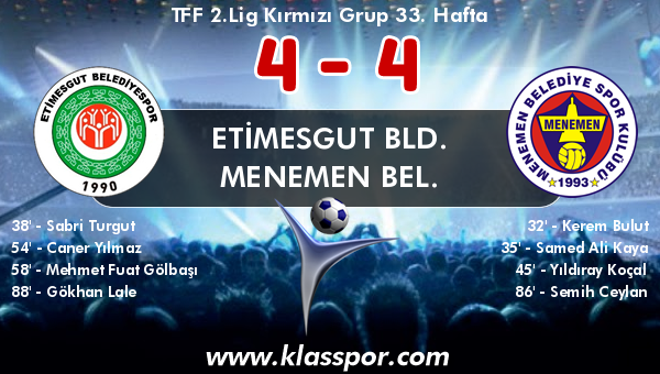 Etimesgut Bld. 4 - Menemen Bel. 4