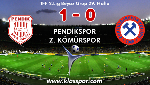 Pendikspor 1 - Z. Kömürspor 0