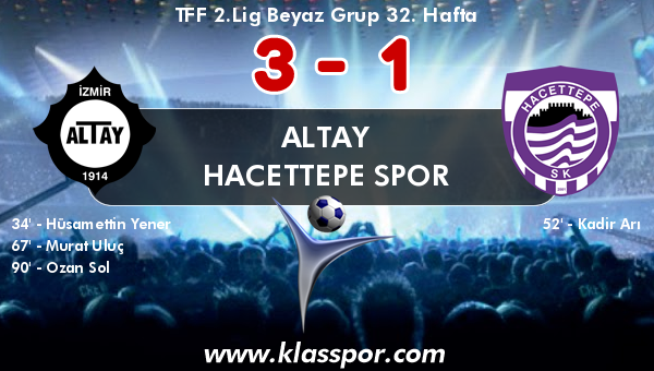 Altay 3 - Hacettepe Spor 1
