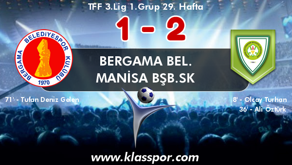 Bergama Bel. 1 - Manisa BŞB.SK 2