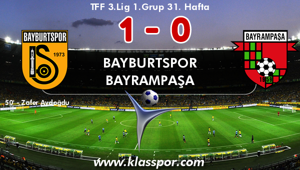Bayburtspor 1 - Bayrampaşa 0
