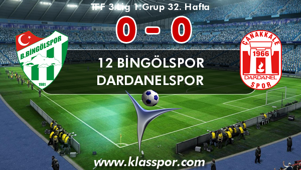 12 Bingölspor 0 - Dardanelspor 0