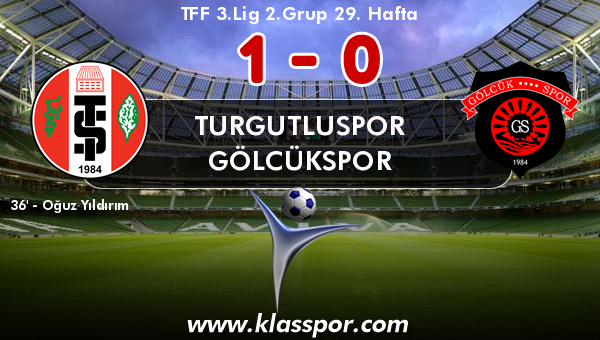 Turgutluspor 1 - Gölcükspor 0