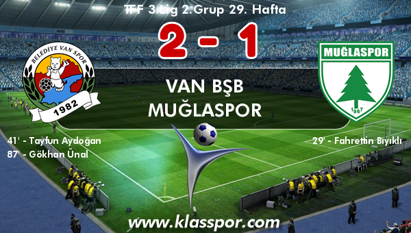 Van BŞB 2 - Muğlaspor 1