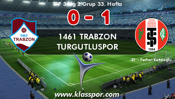 1461 Trabzon 0 - Turgutluspor 1