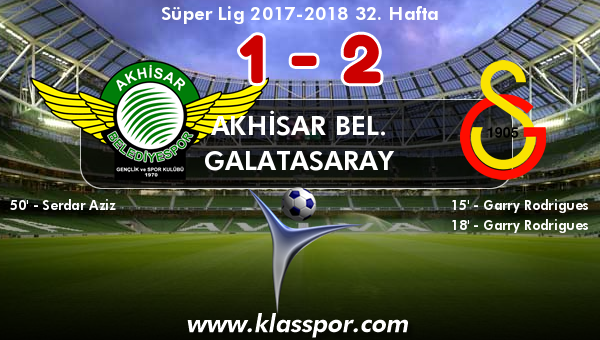 Akhisar Bel. 1 - Galatasaray 2