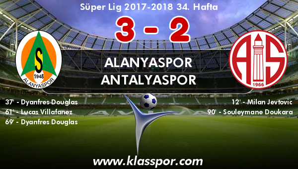 Alanyaspor 3 - Antalyaspor 2