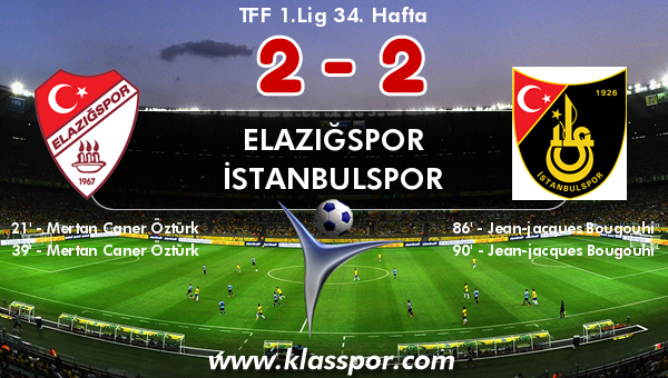 Elazığspor 2 - İstanbulspor 2