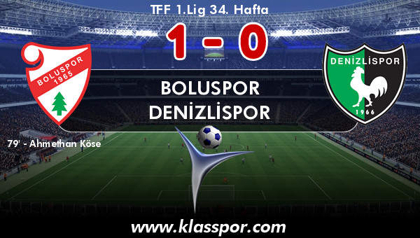 Boluspor 1 - Denizlispor 0