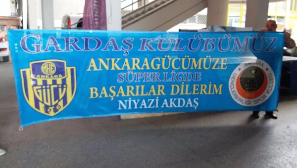 Gençlerbirliği eski başkanvekili Niyazi Akdaş'tan Ankaragücü kutlaması...