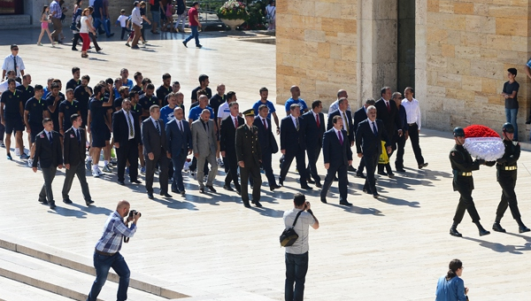 Şampiyonluk kupası Anıtkabir'e gidiyor...