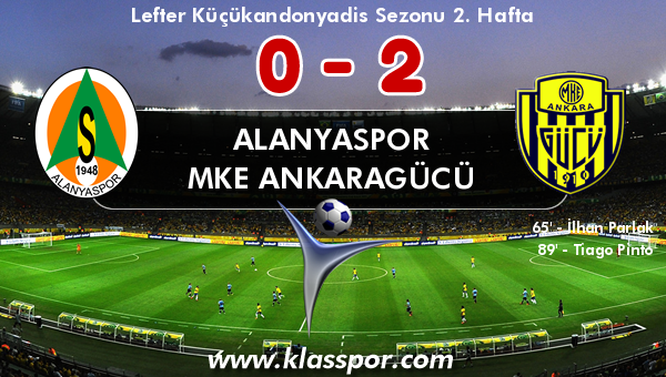 Alanyaspor 0 - MKE Ankaragücü 2