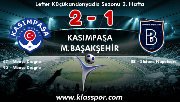 Kasımpaşa 2 - M.Başakşehir 1