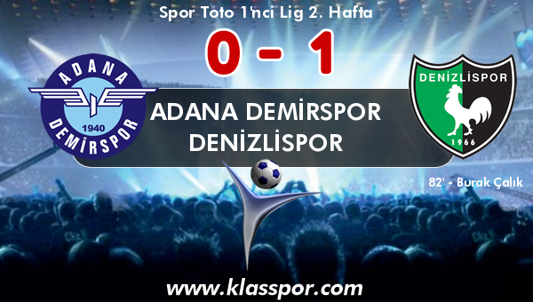 Adana Demirspor 0 - Denizlispor 1