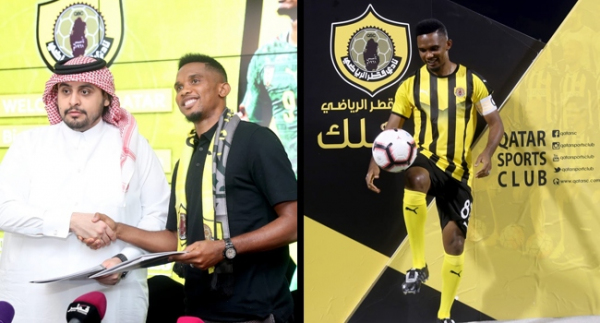 Eto'o yeni takımına imzayı attı