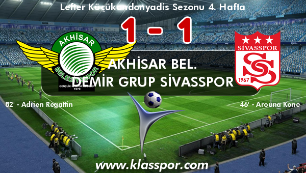 Akhisar Bel. 1 - Demir Grup Sivasspor 1