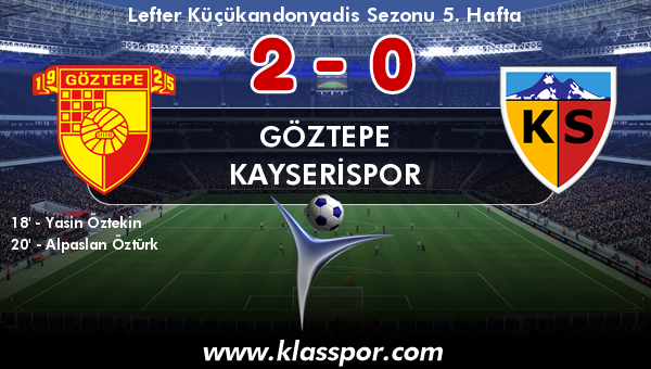 Göztepe 2 - Kayserispor 0