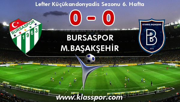 Bursaspor 0 - M.Başakşehir 0