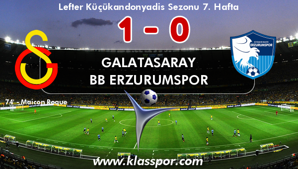 Galatasaray 1 - BB Erzurumspor 0