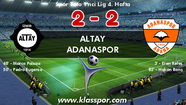 Altay 2 - Adanaspor 2