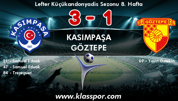 Kasımpaşa 3 - Göztepe 1