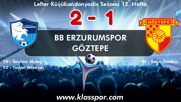 BB Erzurumspor 2 - Göztepe 1