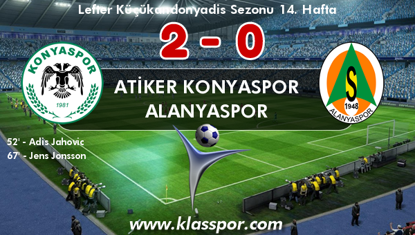 Atiker Konyaspor 2 - Alanyaspor 0