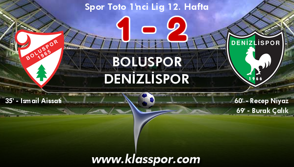 Boluspor 1 - Denizlispor 2