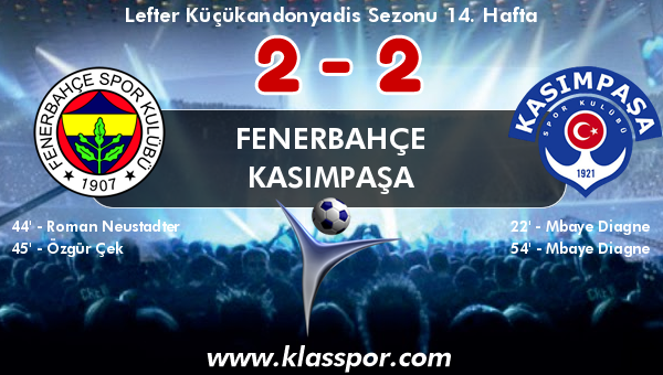 Fenerbahçe 2 - Kasımpaşa 2