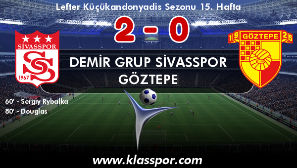Demir Grup Sivasspor 2 - Göztepe 0