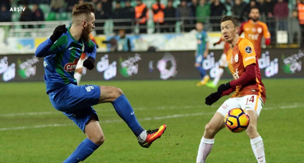 Galatasaray ile Çaykur Rizespor 35. randevuda