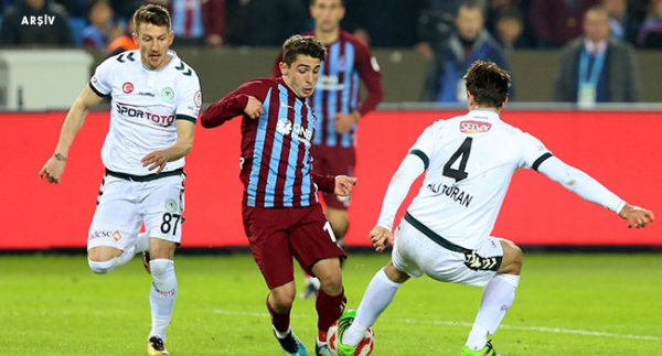 Trabzonspor ile Atiker Konyaspor 35. randevuda