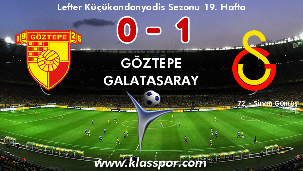 Göztepe 0 - Galatasaray 1